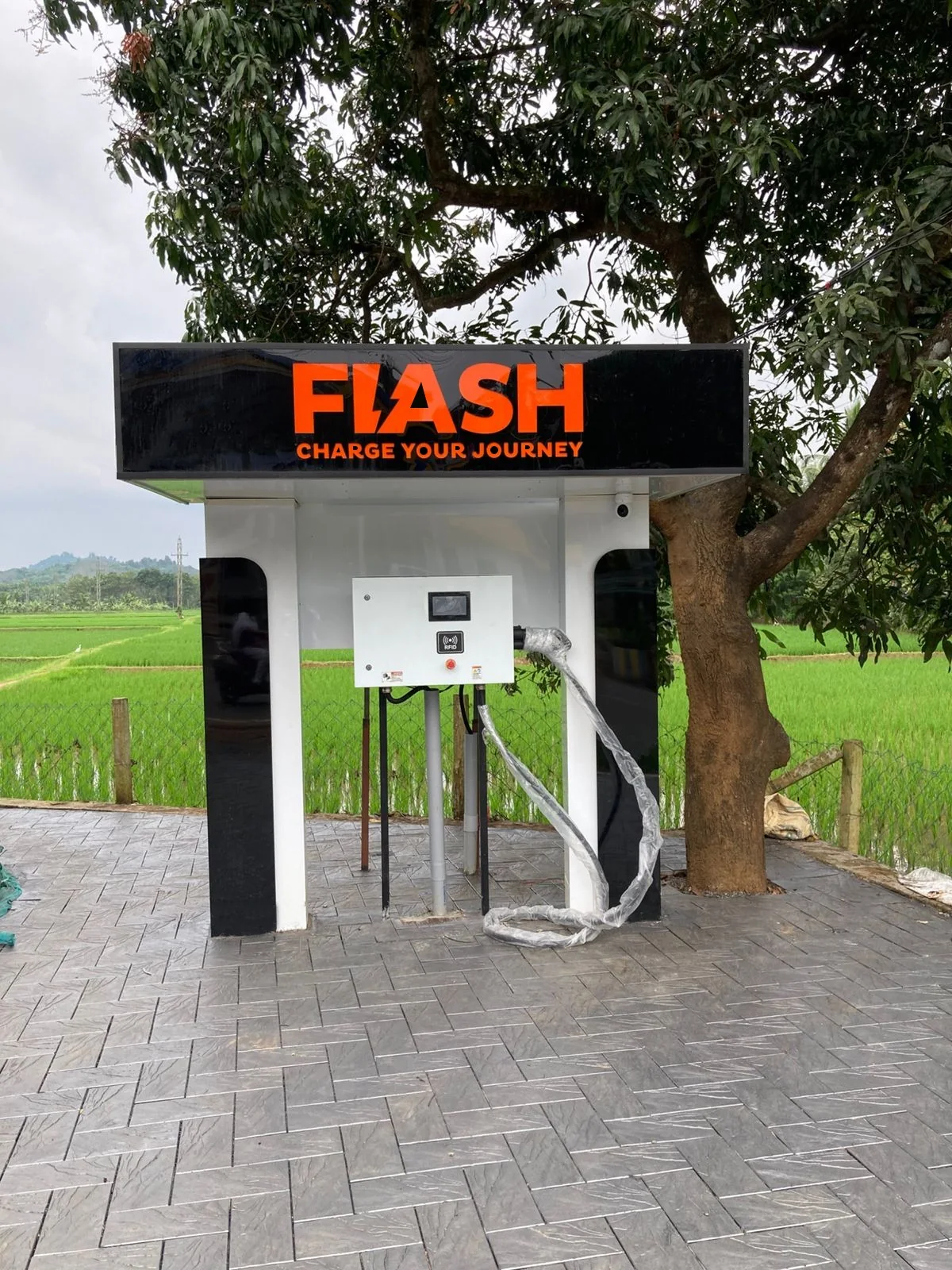 Flash Charge EV charging station installation